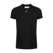 Sort Orb Broderet T-Shirt