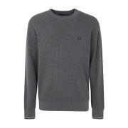 Grøn Waffle Stitch Jumper