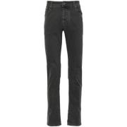 Slim Cut Grå Twill Jeans