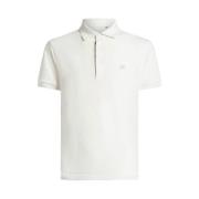 Piqué Weave Polo Shirt med Pegaso Broderi