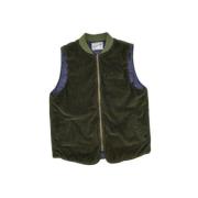 Corduroy Quiltet Bear Gilet