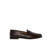 Børstet kalveskind loafer