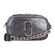 Metallic Distressed Big Shot Håndtaske