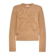 Mønstret sweater