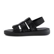 Brenna sandal læder - BLACK