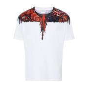 Vinger Print Bomuld T-shirt