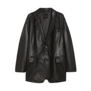 Oversize Lammeskind Blazer