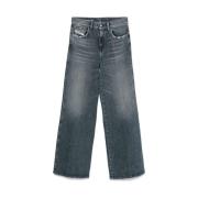 Indigo Blue Klassiske Fem-Lomme Jeans