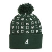 Middelalder Nostalgi Pom Pom Beanie Grøn