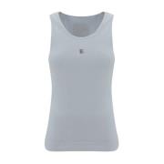 Ribbet tanktop med 4G-logo