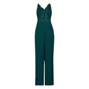 Blonde jumpsuit med rhinsten