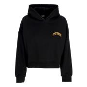 Jaguar Croptop Hoodie Sort