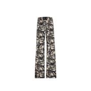 Silke Rose-Print Track Pants