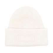 Off-White Grosgrain Bonnet Hat