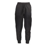 Sporty Sorte Herre Joggers med Logo Print