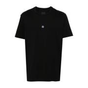 Sort Jersey T-shirt med 4G Logo