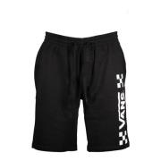 Sporty Sorte Herre Shorts Broderet Logo