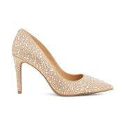 Elegante Oro Pumps til Kvinder