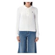 Polo Cable-Knit Bomulds Sweater