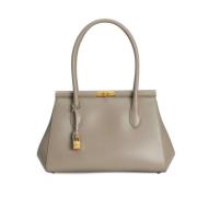 Beige Skuldertaske Elegant Stil