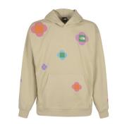 Beige Sweater Lad os blomstre sammen