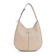 Elegant Nude Shopper Taske