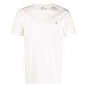 Broderet Slim Fit Bomuldst-shirt