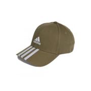 Baseball Cap 3-Stripes Cotton Twill