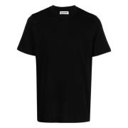 Sort Crew-Neck T-Shirt