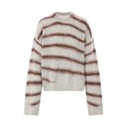 Stribet Mohair Sweater