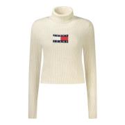 Beige Sweater med Logo