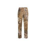 Leopard Print Cropped Bukser