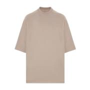 Beige Bomuld Oversize T-shirt