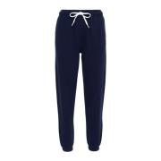 Navy Sweatpants med Logo