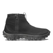 Sort Snowclog Mid Stof Sneakers