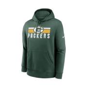 Grøn Packers Club Hoodie med Logo