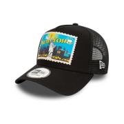 Sort New York Postkort Trucker Cap