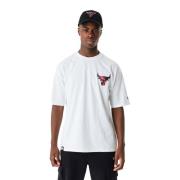 Hvid Bulls NBA T-shirt