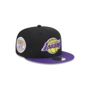 Sort Lakers Kontrast Side Patch Kasket