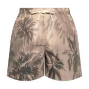 Badeshorts med print