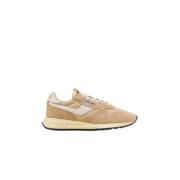 Suede og Nylon Lave Sneakers