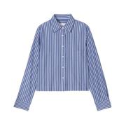 Navy Blue Button-Up Shirt