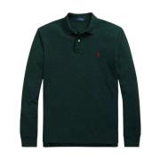 Grøn polo skjorte Custom Slim Fit