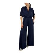 Elastisk talje jumpsuit