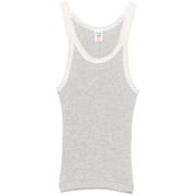 Grå Racerback Tank Top