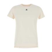 Ivory Bomuld T-shirt