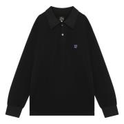 Langærmet poloshirt