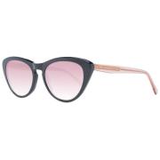 Sort Cat Eye Solbriller Gradient Pink