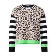 Dyr Print Sweater Stilfuld Unik Komfortabel