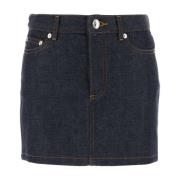 Denim Mini Nederdel